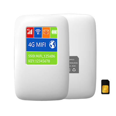 旅行のための長い電池の寿命3000mAhの移動式4Gルーターの無線ポケットWiFi
