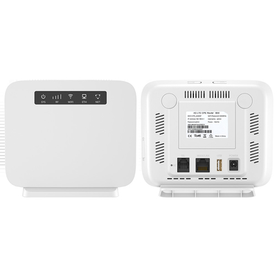Simのカード スロット猫4の二重外部アンテナが付いている家のためのMbps 300の4Gのルーター
