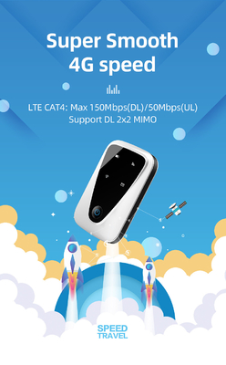 携帯用WIFIの移動式4Gルーター150Mbps移動式広帯域無線MIFIの変復調装置