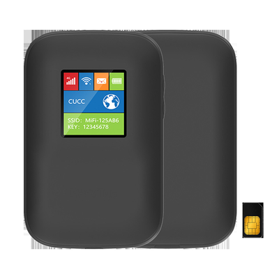 スクリーンの黒の2700mAh-3000mAh移動式4Gルーターは鍵が開いた