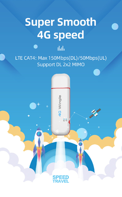 150Mbps移動式4G USBのドングルのSim無線カード携帯用広帯域ドングル