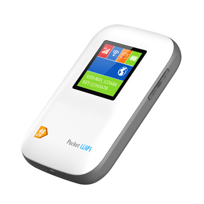 スクリーン2700mAh-3000mAhのポケットWiFiの変復調装置が付いているMIFIの移動式4Gルーターは鍵が開いた