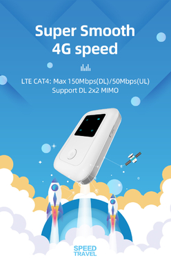 SIMのカード スロットが付いている電気通信オペレータ ポケットWiFiのルーター4G
