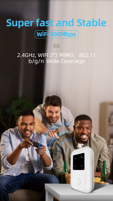 SIMのカード スロットが付いている電気通信オペレータ ポケットWiFiのルーター4G