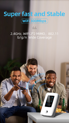 5000mAh 4GのRJ45弱々しいLAN港が付いている無線ポケット ルーター