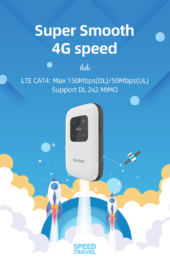 無線携帯用4g MiFiのルーターCAT4 150MbpsサポートB12/B17/B28