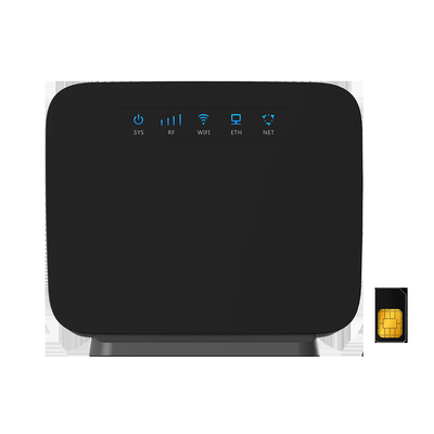SIMのが付いている家CPE 4G Lteの屋内ルーターはオフィスのための二重外部アンテナをカード スロット