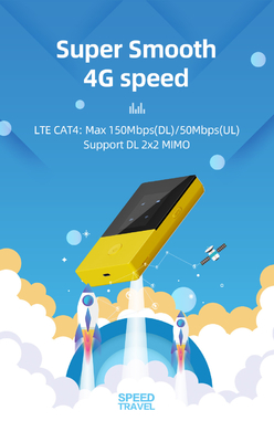 3G Simのカード スロットが付いている携帯用移動式4GルーターのポケットWiFi車