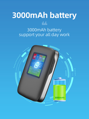 2700mAh-3000mAh 4G Lte MiFiのルーター150Mbps 4G移動式WiFiのホットスポットLCDスクリーンが付いている15の装置