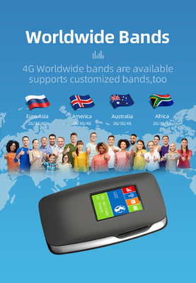 3000mAh 4G LTE LCDスクリーンの国際的なバンドとの無線MiFiのルーターWIFIのホットスポット